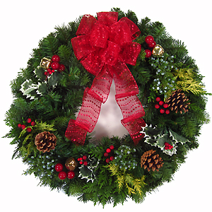 Jingle Bells & Holly Wreath